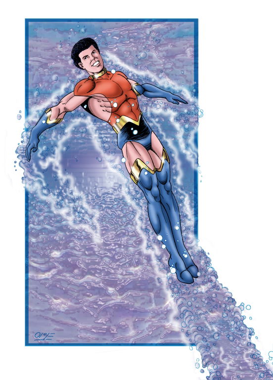 Aqualad Garth In Alex Garcias Titans Comic Art Gallery Room 1382